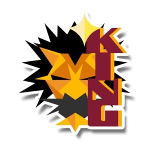 KING Lion Mask Vinyl Sticker