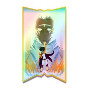 The Legend of Tsakanin Black Anime Sticker