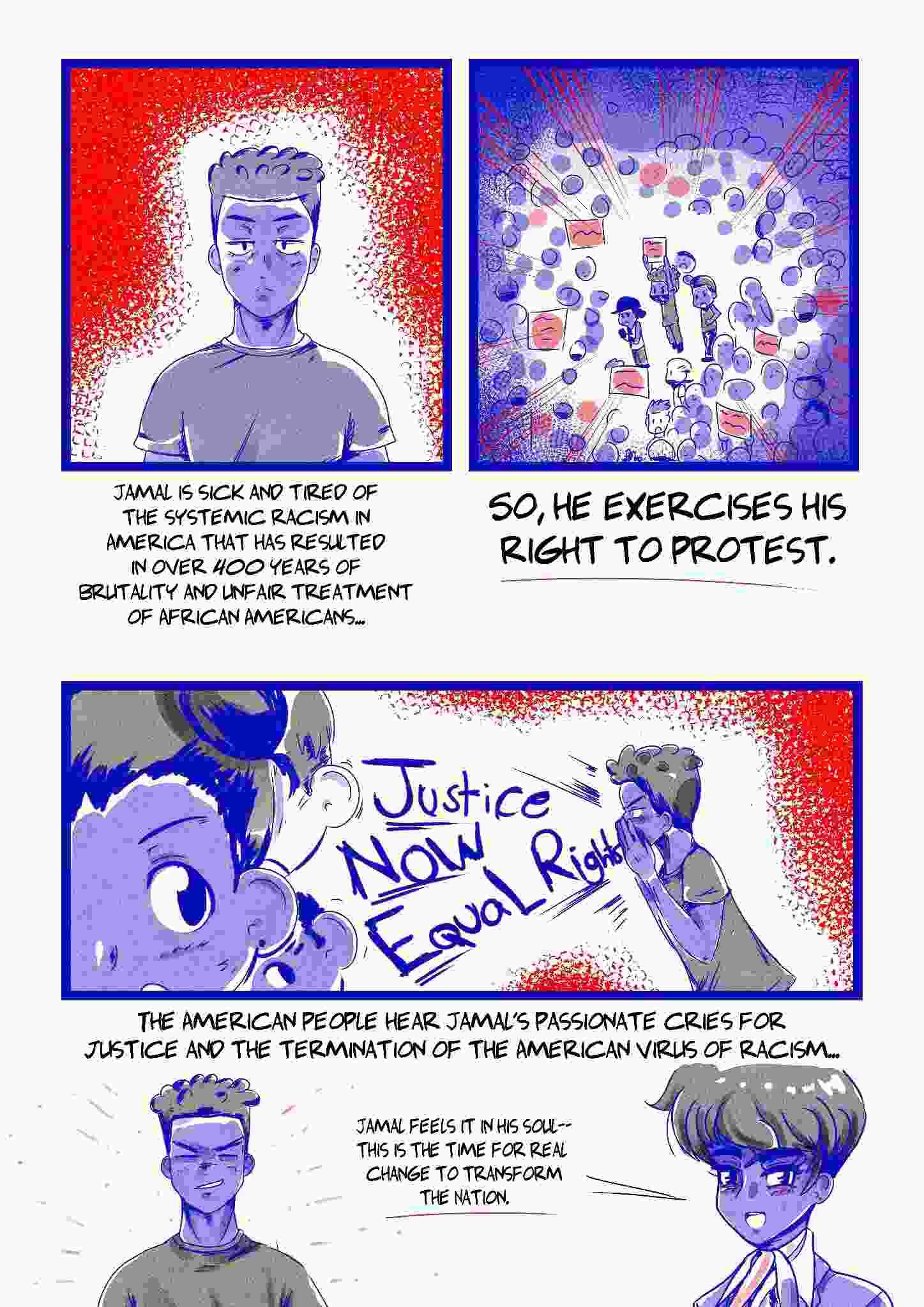 Eliminate Systemic Racism - VOTE! #1 - Consequences (Digital Comic) - Image 2
