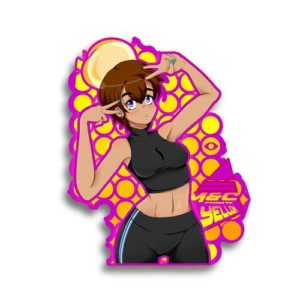 Becky Double Peace Vinyl Sticker
