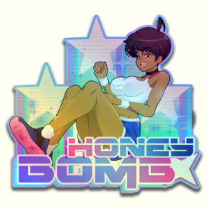 Honey Bomb Holo Vinyl Sticker